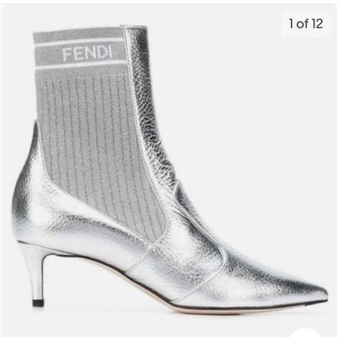 fendi scuba knit sock boots|Fendi ladies sneakers.